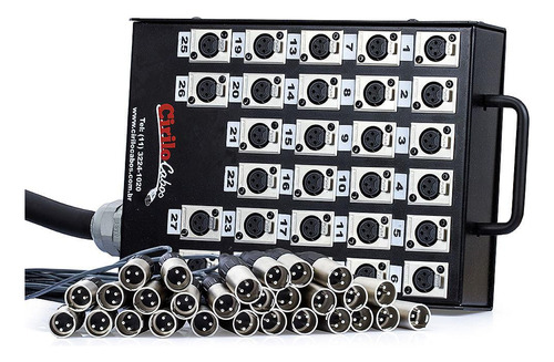 Medusa 36 Vias Montada Conectores Cirilo Cabos - 80 Mt