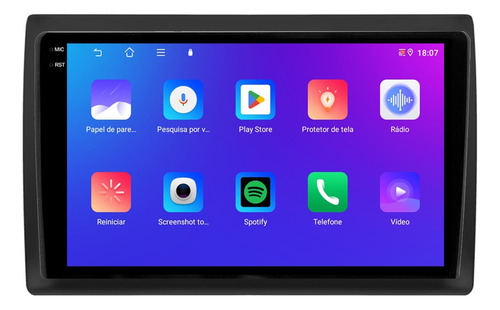 Central Multimidia Fiat Stilo 9p Carplay 4gb 64gb Android 14