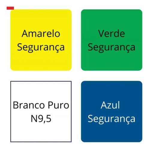 Tinta Epóxi Brilhante Kit 3,6 L Maza 9 Cores