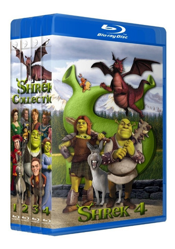 Shrek 1 2 3 4 Bluray Latino/ingles Subt Español