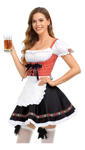 Hiziti Oktoberfest Disfraces Mujeres German Dirndl Vestidos 