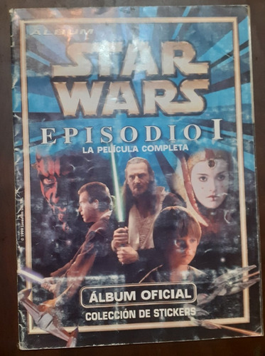 Album ** Star Wars ** Episodio 1 . Tiene 144 Figuritas