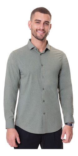 Camisa Fibra De Bambú Hombre Vermonti By Aldo Conti (h9838)