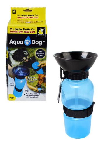 Bebedouro Garrafa Para Cães E Gatos Portatil Viagem Aqua Dog