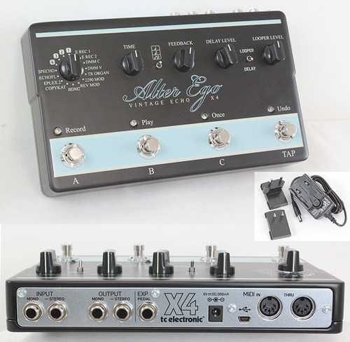 Tc Electronic Pedal Vintage Echo Alter Ego X4 Nueva