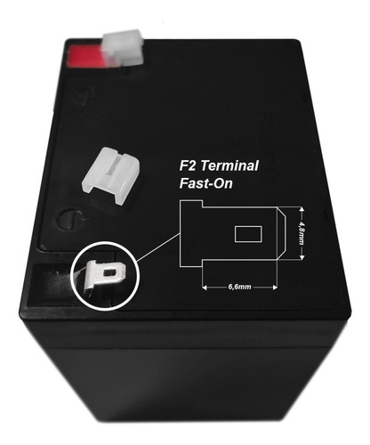 Imagen 3 de 5 de Batería De Gel 12v 5ah / Parlantes / Juguetes / Ups