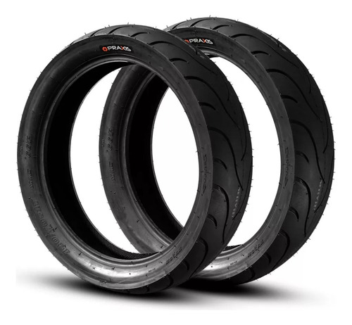 Combo Llantas 110/70-17 + 140/70-17 Praxis Ey-030