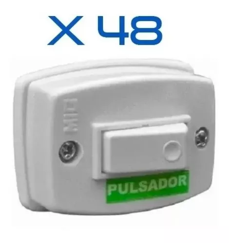 Pack X 4 Pulsadores Timbre Exterior Superficial Richi Obra