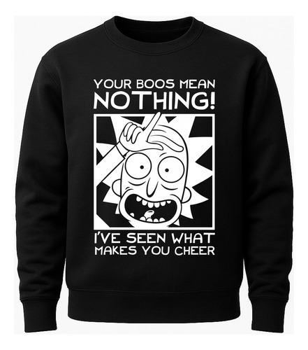 Buzo Rick Y Morty Boos Frisa Premium