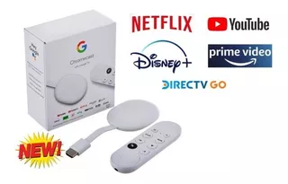 Google Chromecast 4ta Generacion 4k Nuevo Entrega Ya