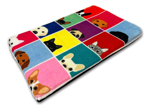 Cama Tapete Para Perro Mascota Comodo Labable T/m 80x52x5cm