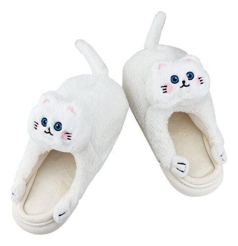 Muyier Pantuflas De Gato For Mujeres Y Niñas, Lindas