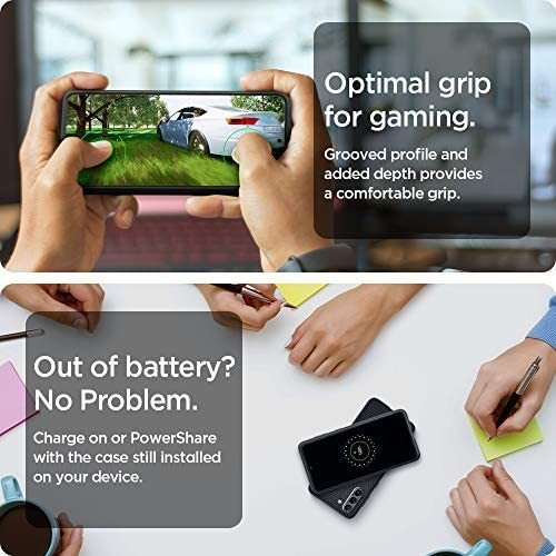 Imagen 7 de 8 de Funda Spigen Liquid Air Para Galaxy S21 Fe - Negro