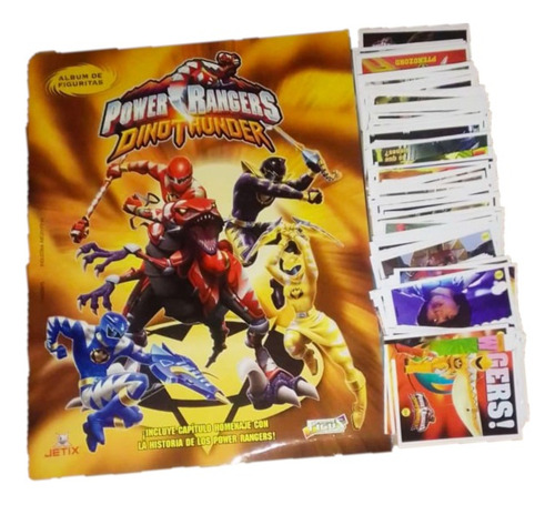 Álbum De Figuritas Power Rangers Completo A Pegar
