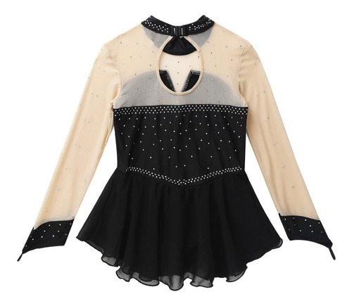 Imagem 4 de 5 de Roupa Profissional Balé Ou Patinação Manga Longa P/ Meninas