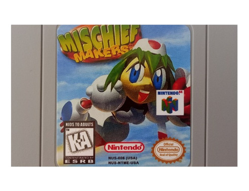 Mischief Makers Nintendo 64 Juego Repro Ntsc. Envio Gratis.