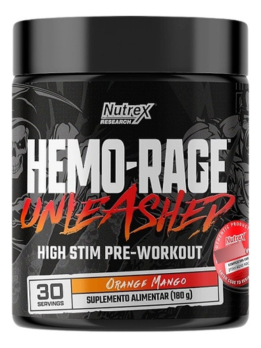 Pre Entreno Hemo Rage Nutrex (30 Dosis) Envío Gratis!