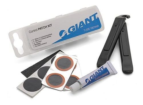 Kit Remendo Câmara Pneu Giant Auto Adesivo + Espátulas Cola