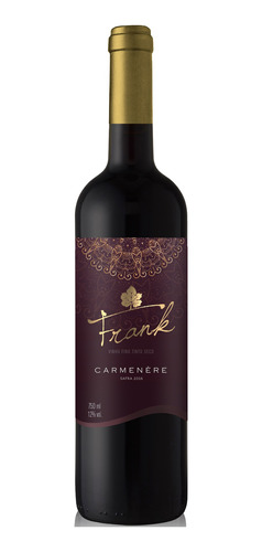 Vinho Fino Tinto Seco Carménère 750ml - Frank