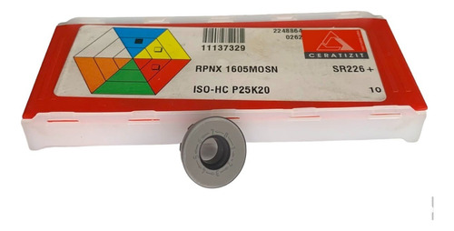Pastilha Inserto Vidia Rpnx 1605 Mosn P25k20 Ceratizit
