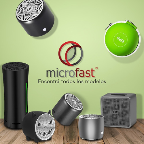 Mini Parlante Inalámbrico Ewa A105 Portátil Potente 8w