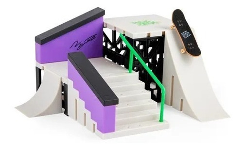 Imagen 6 de 8 de Tech Deck Nyjah Skatepark Para Dedos + Incluye Una Tabla M4e