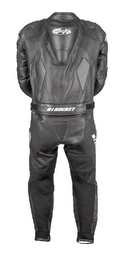 Traje De Piel Para Moto Joe Rocket Speedmaster 2 Negro 2pzas