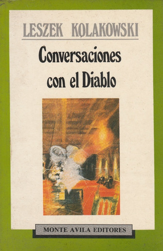 Conversaciones Con El Diablo Leszek Kolakowski