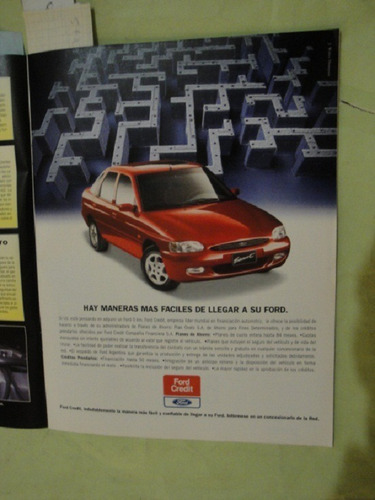 Publicidad Ford Escort Año 1997