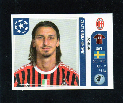 Champions League 2011/12. Figurita N° 514, Zlatan I. Mira!!!