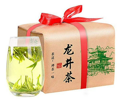 Té Verde Chino Long Jing De Hojas Suelta - 100g Premium Vivr