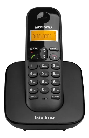 Teléfono Intelbras TS 3112 inalámbrico - color negro