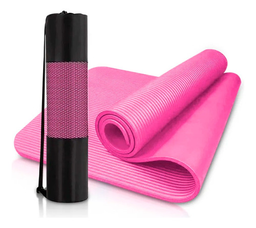 Colchoneta Mat Caucho De Nitrilo Yoga Pilates Camping Gym