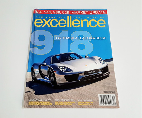 Revista Importada Porsche Excellence/ 918 Spyder/911s/ 993