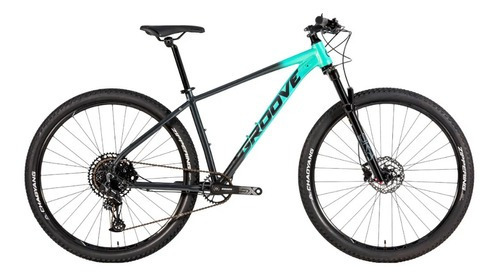 Bicicleta Mtb Groove Ska 70 1x12v Sram Sx Aro 29 Cor Verde claro/Grafite Tamanho do quadro 17