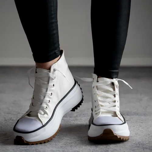 Zapatillas con plataforma outlet alta mujer