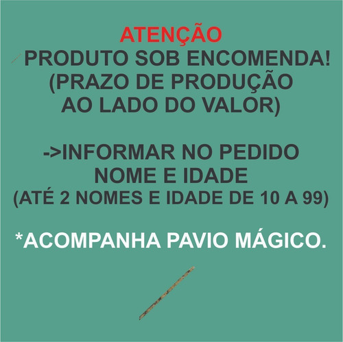 Imagem 2 de 4 de Topo De Bolo Bruxinha Halloween Vela 2 Numeral