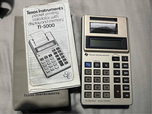 Impresora Calculadora Retro Ti-5000 Texas Instrument