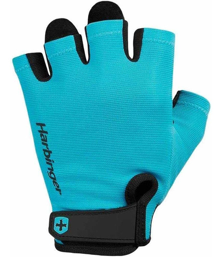 Guantes Power Gloves Azul Gym Harbinger Somos Tienda