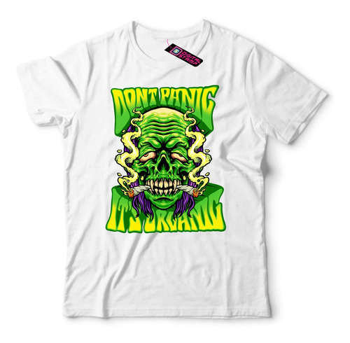 Remera Cannabis Marihuana Don´t Panic Its Organic Can39 Dtg