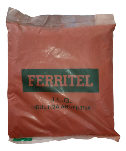 Ferrite Pigmento 1/2 Kg. Color Rojo Ferritel