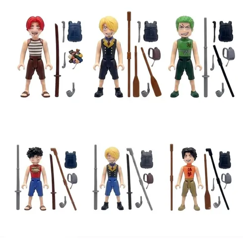 onepiece グッズセット Kit 6 Figuras One Piece Luffy Zoro Sanji Ace Sabo | MercadoLivre