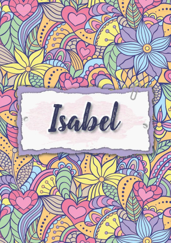 Libro: Isabel: Cuaderno A5 | Nombre Personalizado Isabel | R