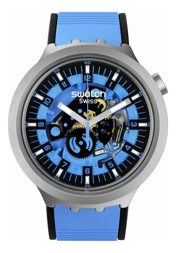 Swatch Reloj De Cuarzo Unisex De Acero Inoxidable