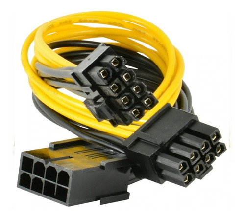 Imagen 3 de 6 de Cable Adaptador Splitter 8 Pin A 2x 8 (6+2) Pcie Mineria Rig