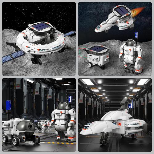 Kit De Robot Solar 6 En 1 Juguete Educativo Para Niños 8