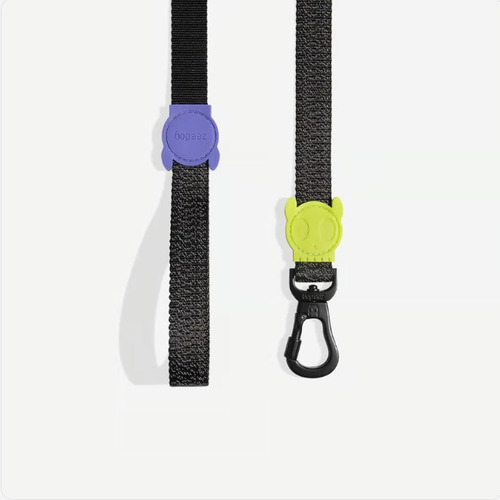 Collar de malla ajustable Zeedog Nox para perros, talla M