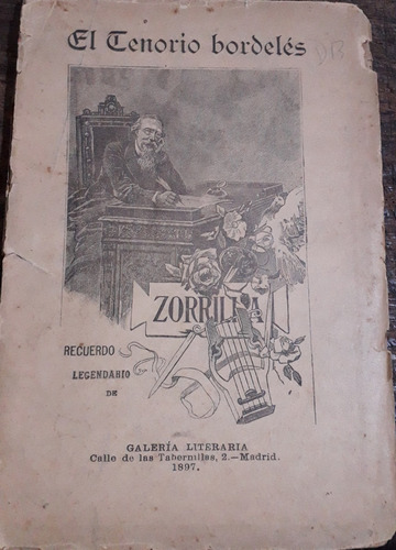 1744. El Tenorio Bordelés - Recuerdo De José Zorrilla