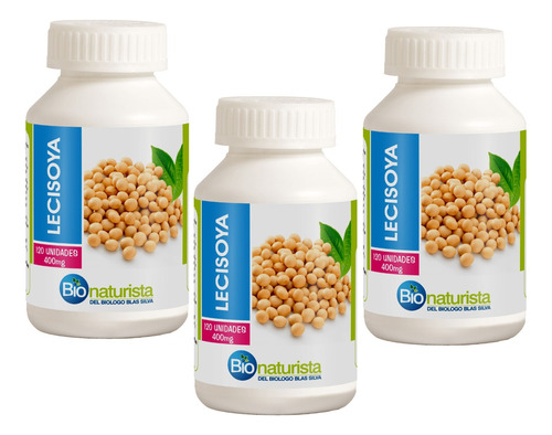 Lecitina De Soya Controla Colesterol & Triglicéridos Pack 03