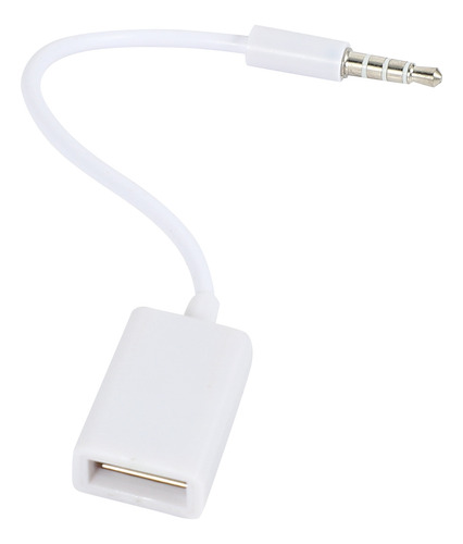 Conector De Audio Aux Macho De 3,5 Mm A Usb 2.0 Hembra, Conv